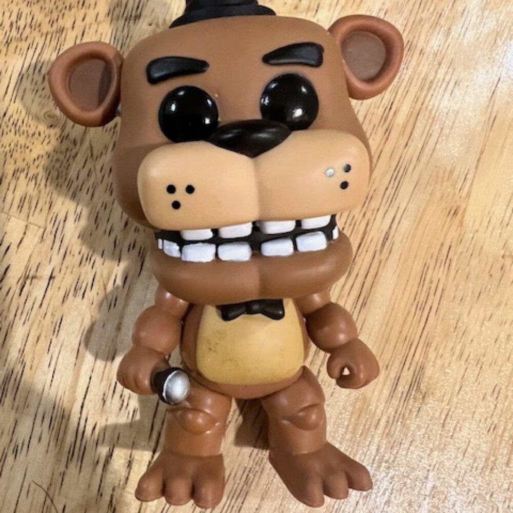 Freddy Fazbear‎ action figure from the Five Nights at Freddy's (FNAF) franchise